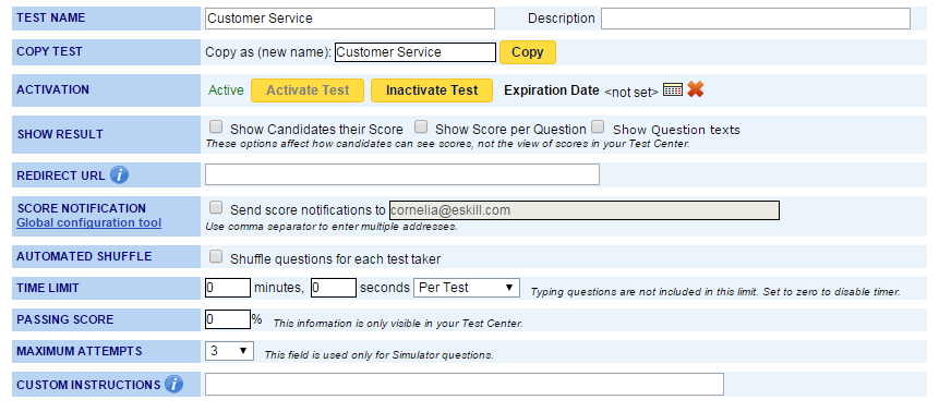 TestSettings